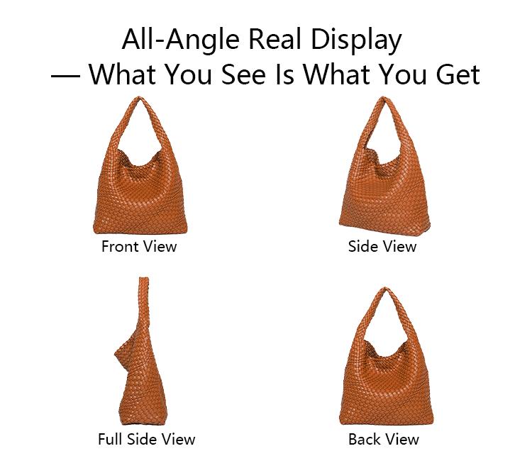 NewBella Linda Hobo Woven Tote Bag Woven Vegan Leather Fashionable Handbag for Everyday Use Color dealsforyoudays,FallFreshness NewBella Linda Hobo Woven Tote Bag Woven Vegan Leather Fashionable Handbag for Everyday Use Color dealsforyoudays,FallFreshness