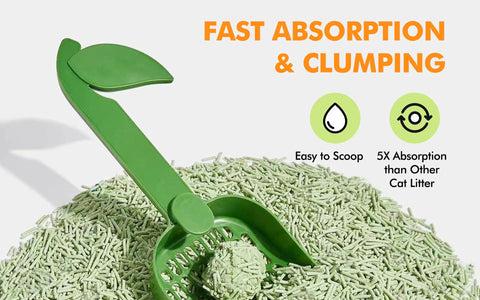 Michu Natural Clumping Tofu Cat Litter  5.5lb/88oz cat litter