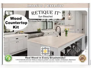 Countertop Kit - Kitchen Island - Sun Bleached