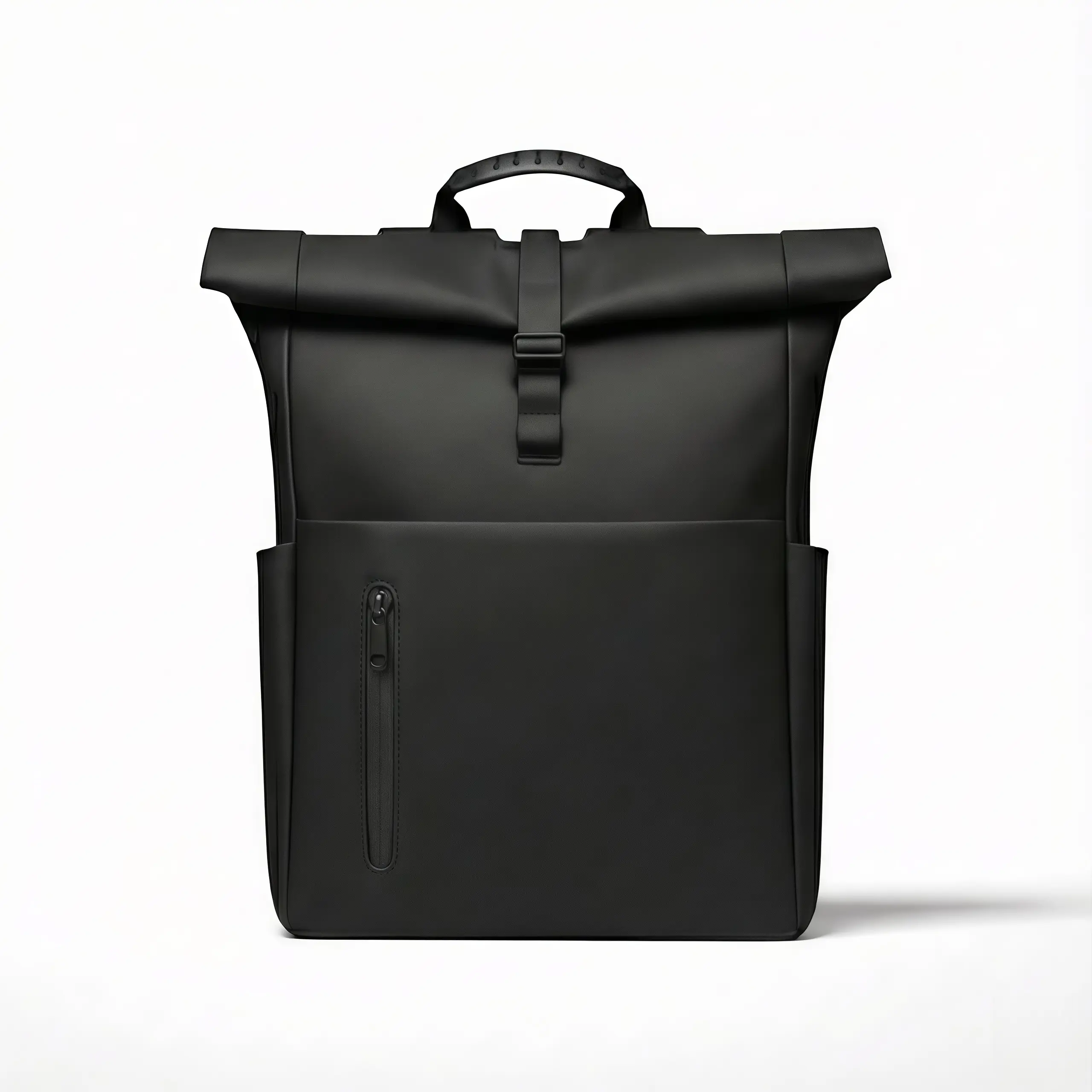 2026 Men’s Roll-Top Backpack, waterproof and lightweight with large capacity. Fits a 15-inch laptop, perfect for work, school, commuting and travel