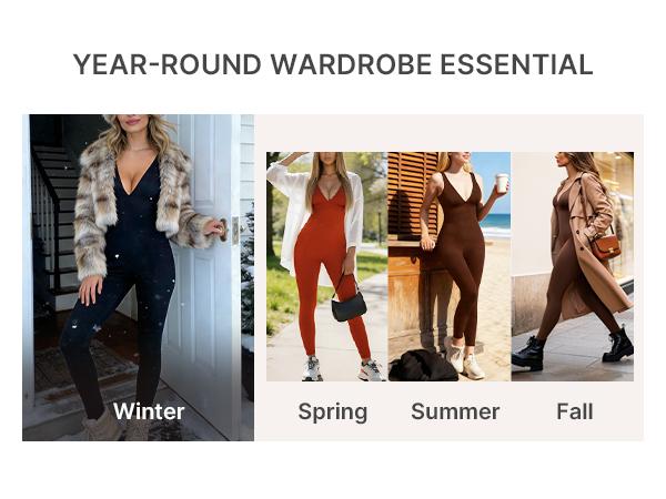 Shapellx Deep V Shapewear with Chest Support Breathable High-Waisted Tummy Control Jumpsuit