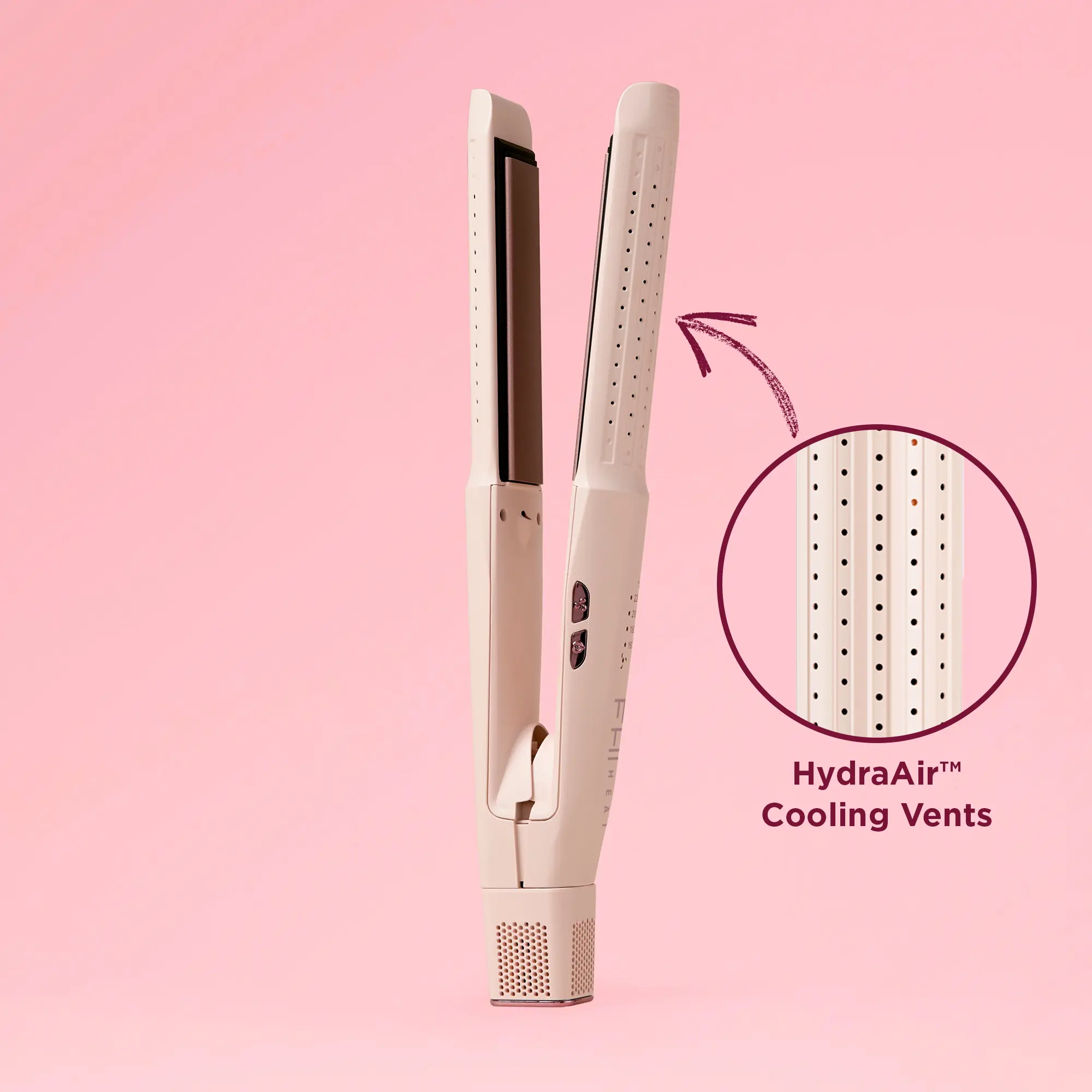 FHI Heat AEROSTYLE 1" Curated Collection Styling Iron - Smooth Hair Straightener & Curler, 2-in-1 Straightening Tool, Ceramic Tourmaline + Ionic Tech, 320°-430°F, Worldwide Voltage, Automatic Shut Off, Silky Straight Hair Result