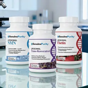 Genuine Purity Longevity Activation Supplement Bundle Provides Antioxidant and Inflammation Balance Support, Improves Cognitive Function and Helps Maintain Cellular Repair and Resilience