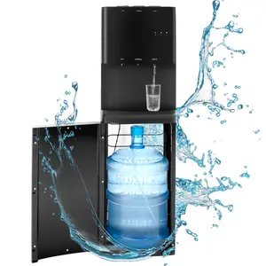 3-in-1 Bottom Loading Water Dispenser – Hot, Cold & Room Temp, Compressor Cooling, Stainless Steel Freestanding, No Heavy Lifting Safety Protection Fast Heating