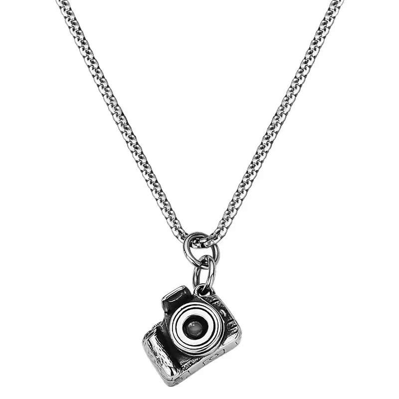 Discreet Pov Camera Wearable Digital Necklace, Costume Jewelry Accessory for Boyfriends, Pov Camera Necklaces, Wearable Digital Necklaces