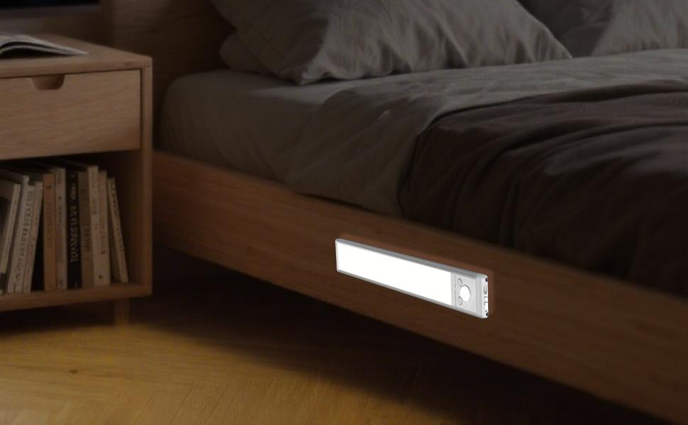 Motion Sensor Night Light Indoor, 1500mAh USB Rechargeable Light, Magnetic Installation Dimmable Lights, Under Cabinet Lights for Kitchen, Wardrobe, Pantry, Closet, Coffee Corner, Bathroom, Stairs, Hallway, Sink Cabinet, Laundry Room