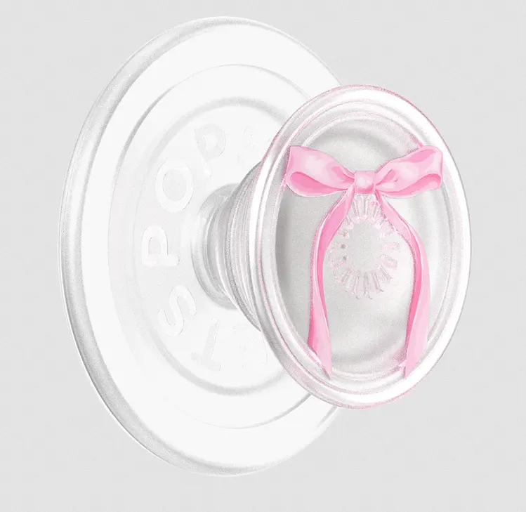MagSafe PopGrip with Pink Bow, Mobile Phone Accessory for Phone Holders & Mounts