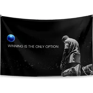 K-W 3x5Ft Flag Winning Is The Only Option Rapper banner Tapestry Decor
