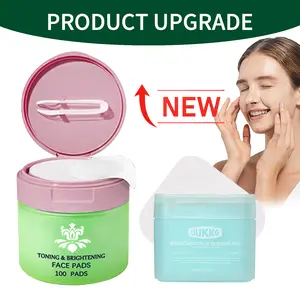 Centella Asiatica Soothing Facial Toner Pads (100 pads) are rich in camellia extract, niacinamide, salicylic acid, and ceramides, offering antioxidant, anti-inflammatory, soothing, oil-controlling, and antibacterial benefits.