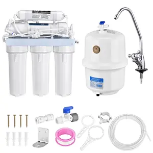 Yescom 5-Stage Water Filter System 50 GPD Reverse Osmosis Filtration Yescom 5-Stage Water Filter System 50 GPD Reverse Osmosis Filtration