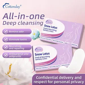 Cottonday Intimate Care Snow Lotus 2 pieces, Containing Herbal Complex Providing Natural Intimate Care – Gentle, Plant-based Formula Suppositories for Everyday Comfort