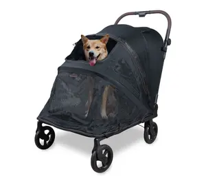 Wonderfold Large Hudson Pet Stroller with FlatFold Technology