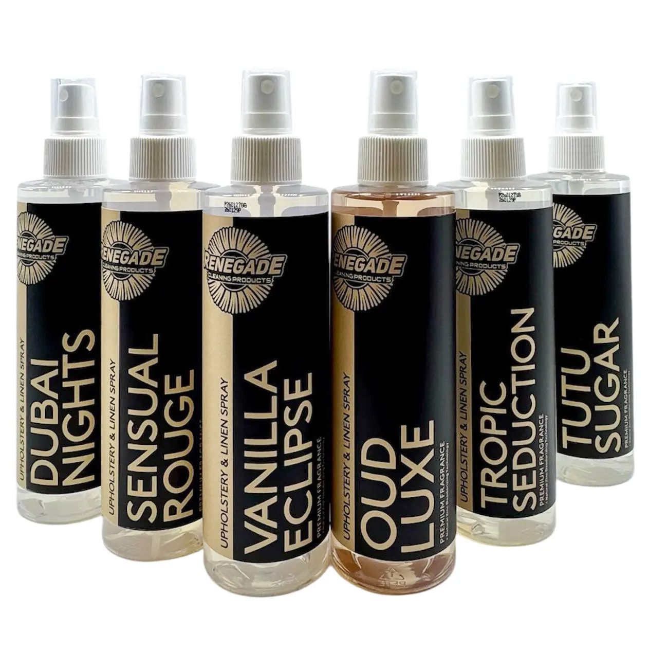 Renegade Cleaning Luxury Upholstery & Linen Sprays (8 Oz.) Long-Lasting Home, Car & Fabric Freshener • Designer-Inspired Fragrance • Odor Eliminator