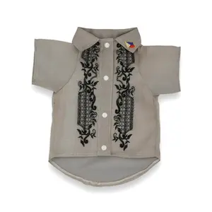 Gray Polo Barong
