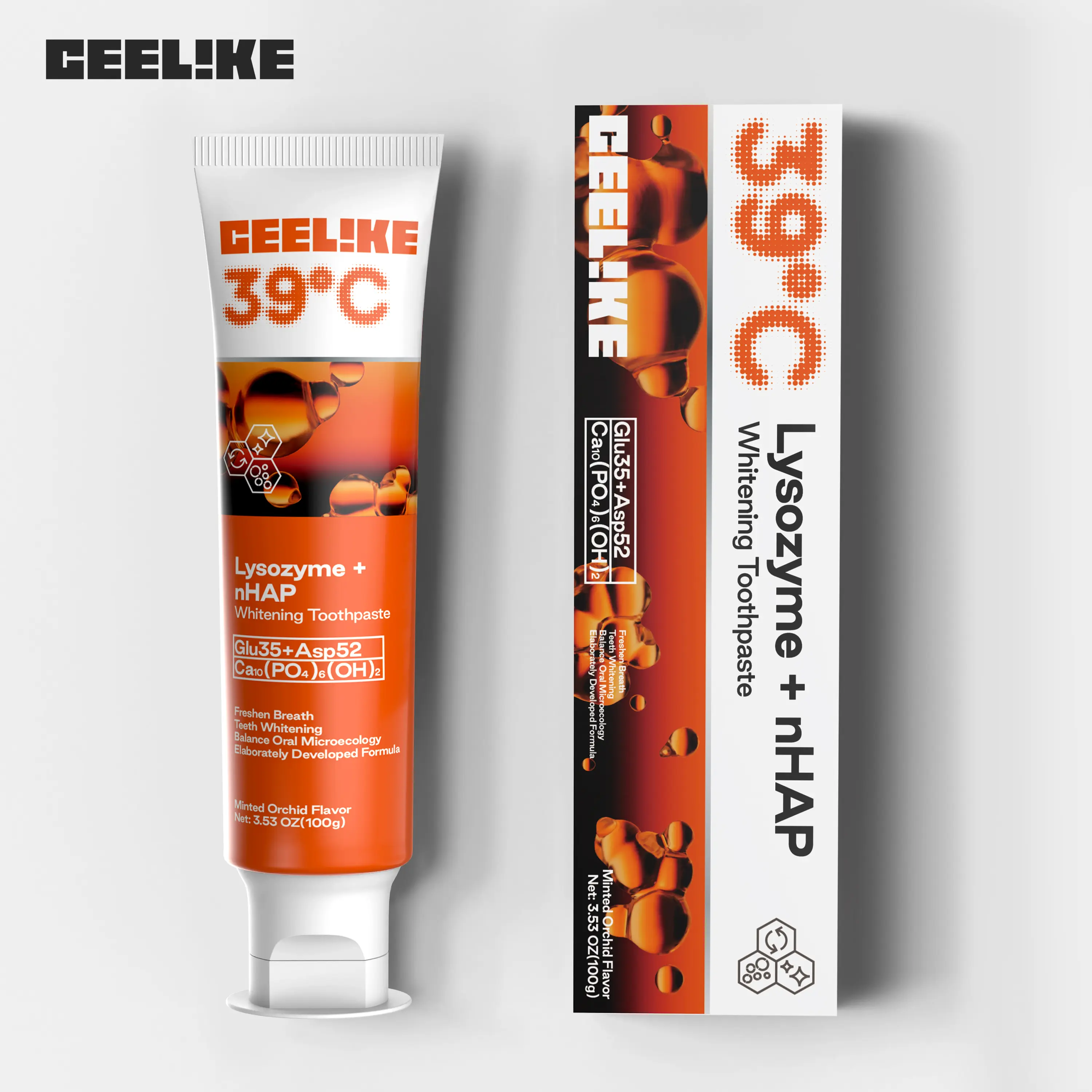CEELIKE Lysozyme Toothpaste | Fresh Breath, Advanced Care Formula, 3.53 oz