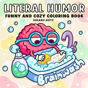 Literal Humor: Funny and Cozy Coloring Book for Adults and Teens