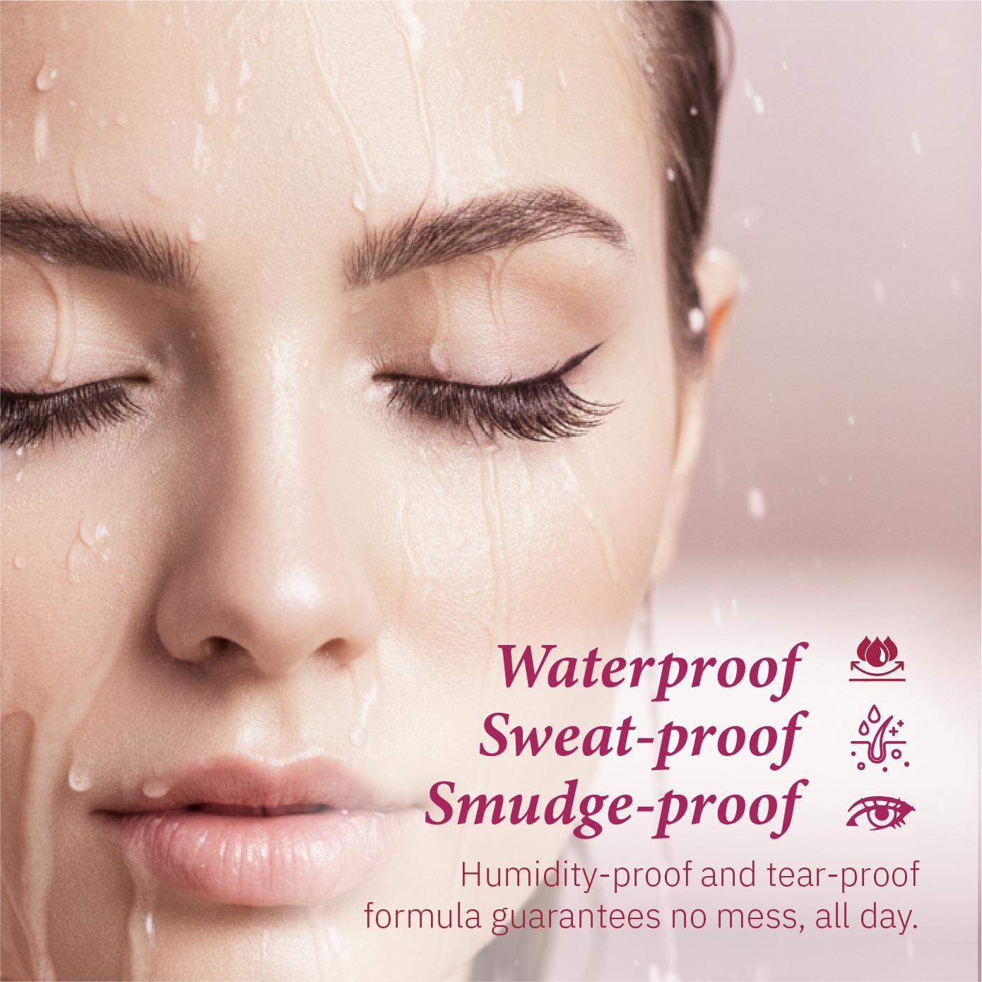 uCoolMe Lengthening and Curling Mascara 3D Eyelash Iron Mascara Black Long Lasting Waterproof 24 Hour Wear Natural Extension Thickening Effect Ultra Fine Volumizing Makeup Spring Glow-Up