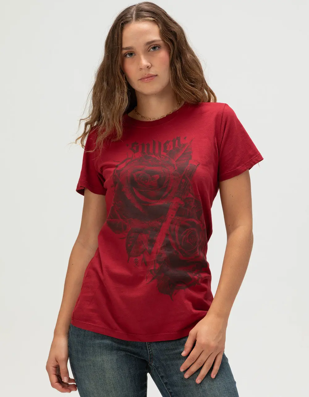 SULLEN Octavio Leo Womens Baby Tee
