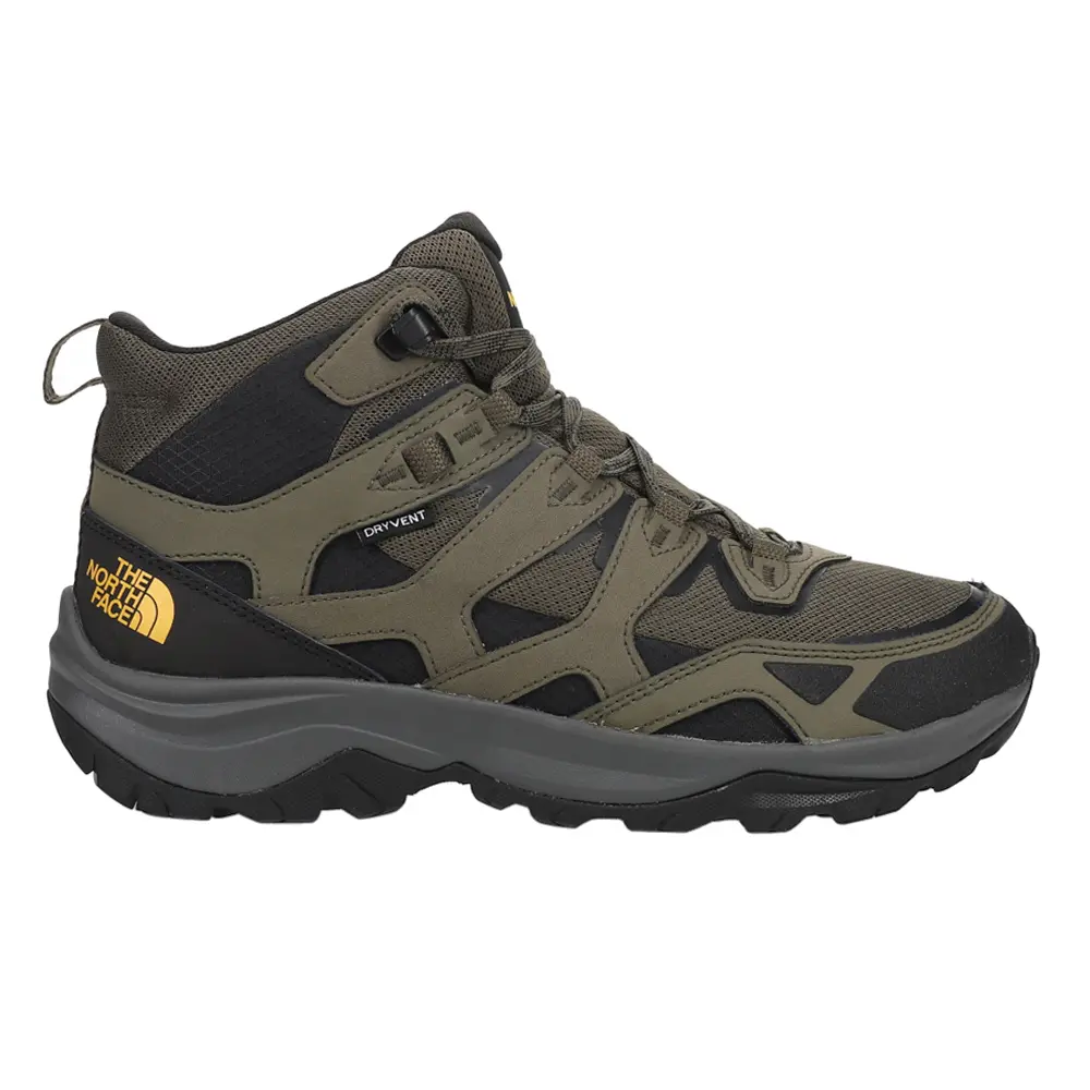The North Face Mens Hedgehog 3 Mid Waterproof Hiking Casual Boots Ankle - Green