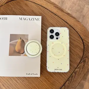 Magnetic Cases For Iphone 16 Case Grip 15 Pro Max 16 Pro 14 Plus 13 16 Korea Griptok POP Holder Socket compatible with