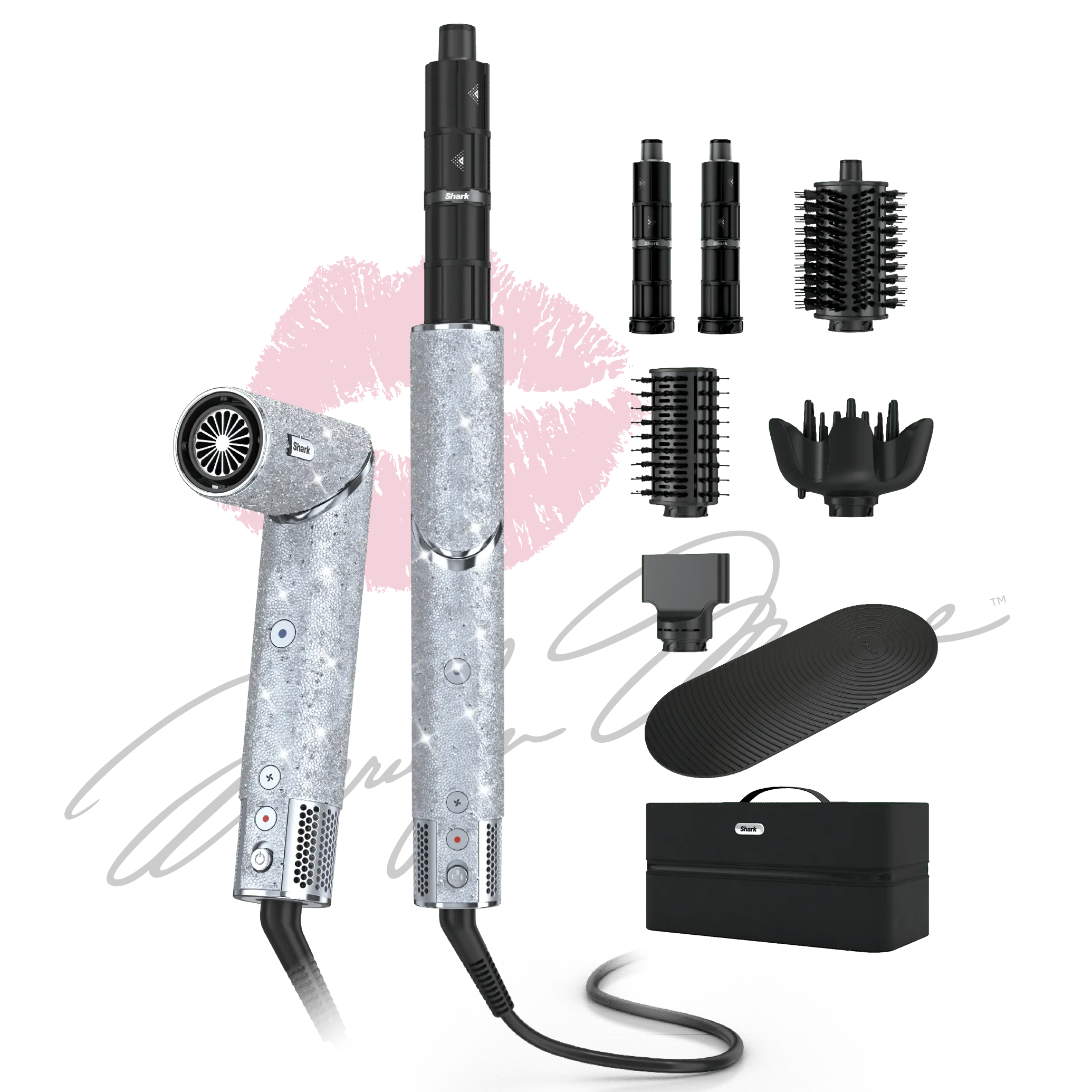Shark FlexStyle Marilyn Monroe Icon Collection Air Styling & Drying System, Frosted Diamond - HD442JW
