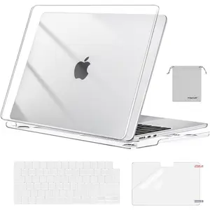 MOSISO Compatible with MacBook Air 13 inch Case 2026 2025 2024 2023 2022 M4 A3240 M3 A3113 M2 A2681,Plastic Hard Shell&Keyboard Cover&Screen Film&Pouch for MacBook Air 13.6 inch Case
