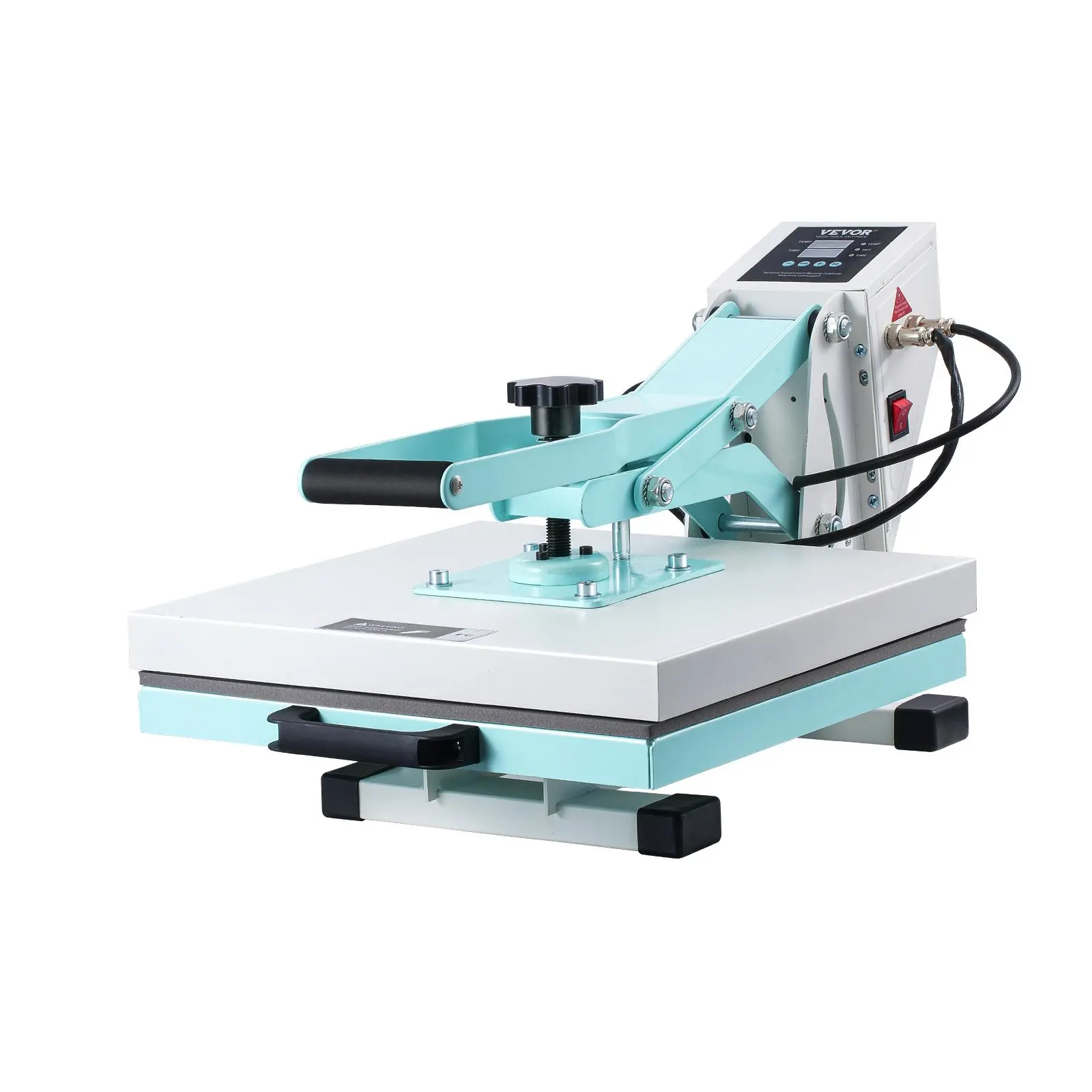 【Summerfinds】VEVOR Heat Press 15 x 15 inch Digital Heat Press MachineSlide Out Heat Transfer MachineFast and Even Heating2-Layer Insulation CottonHeat Transfer Machine for T-Shirts/Pillows/BagsGreen,dorm essentials,home essentials