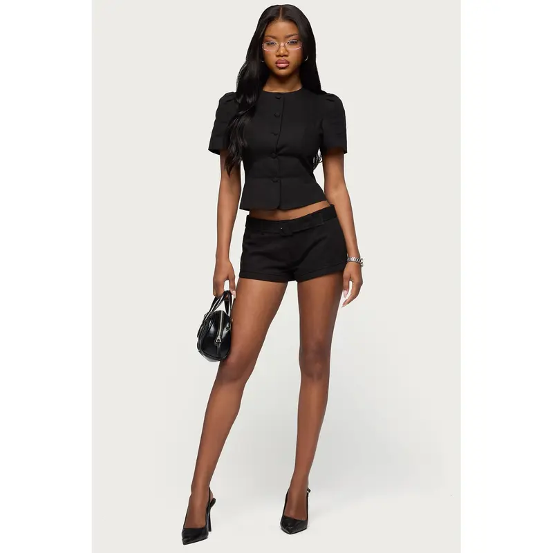 Thea Twill Low Rise Shorts