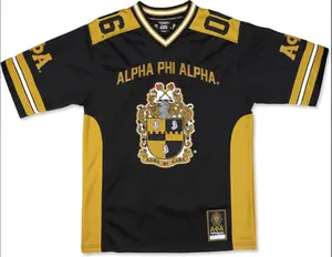 Ship From US - Vintage-Style Alpha Phi Alpha Football Jersey