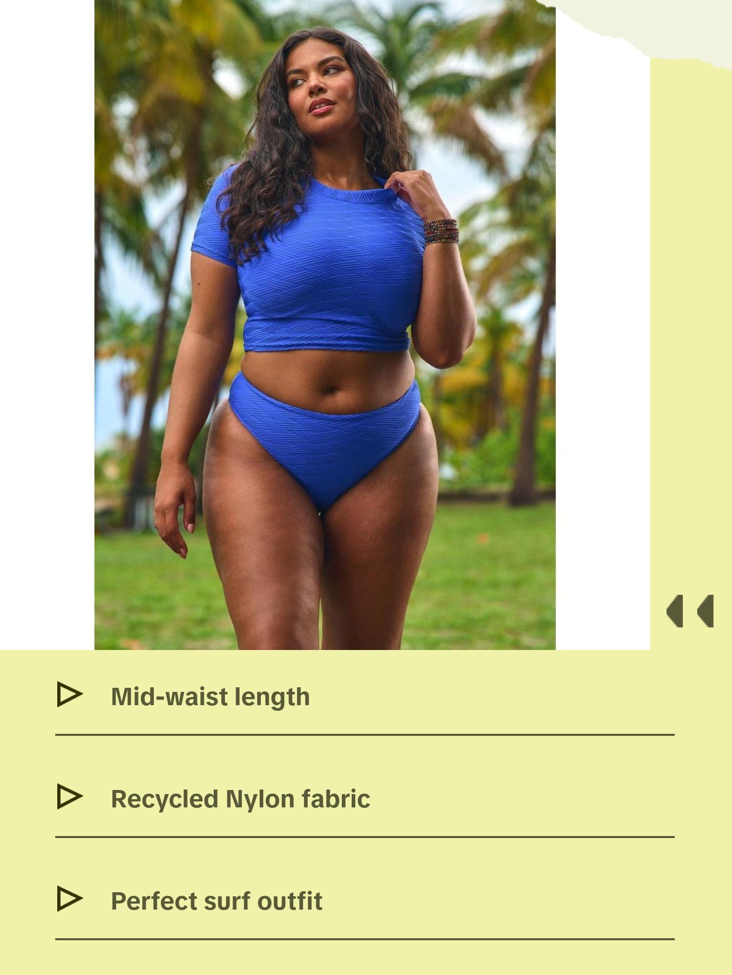 Redondo Crop Top - Cobalt