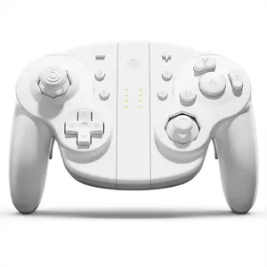 NYXI Wizard 2 Gamecube Switch Controller, TMR Hall Joystick Wireless Switch Controller, Adjustable Triggers,NFC,Programmable Buttons,6-Axis Gyro,HD Rumble for Switch/PC/Wii-White Special Edition