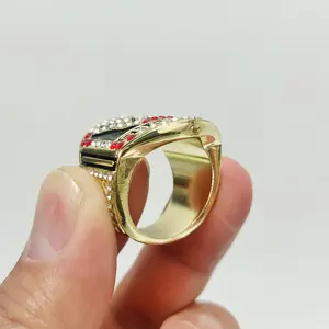 Classic Wrestling Fan Collectible Ring | Heavyweight Style | Premium Stainless Steel | Gift Box | Ideal Unisex Gift | US Size 11.5 | Vintage Collectible Jewelry