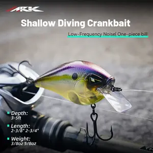 CT Series Squarebill Crankbait | ARK Fishing | High-frequency wobble | Durable body | Realistic finishes | Sharp, premium treble hooks