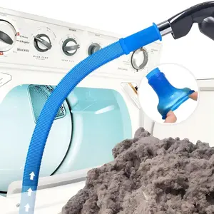 Sealegend Dryer Vent Cleaner kit Dryer Lint Vacuum Attachment with Stretch Universal Connector, Dryer Vent Cleaning Tool Vacuum Hose Lint Remover, Blue
