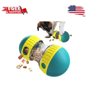 Dog Puzzle Toy Adjustable Treat Dispensing Ball Food