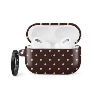 Sorry Busy Airpods Case, Brown Polka Dots Airpod Case - AirPods Pro 3, Pro 2, Pro 1, Airpods 1, 2, 3, 4 Case