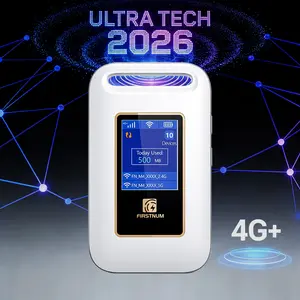 FIRSTNUM eSIM Portable WiFi Hotspot - 1GB Free Data Monthly, 10 Devices for Travel Camping Office