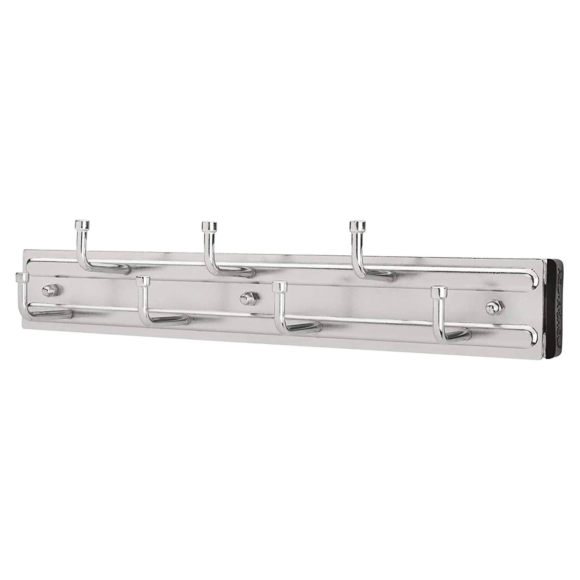 Rev-A-Shelf 12" Pull Out Belt Rack Closet Storage Organizer, Chrome, BRC-12CR