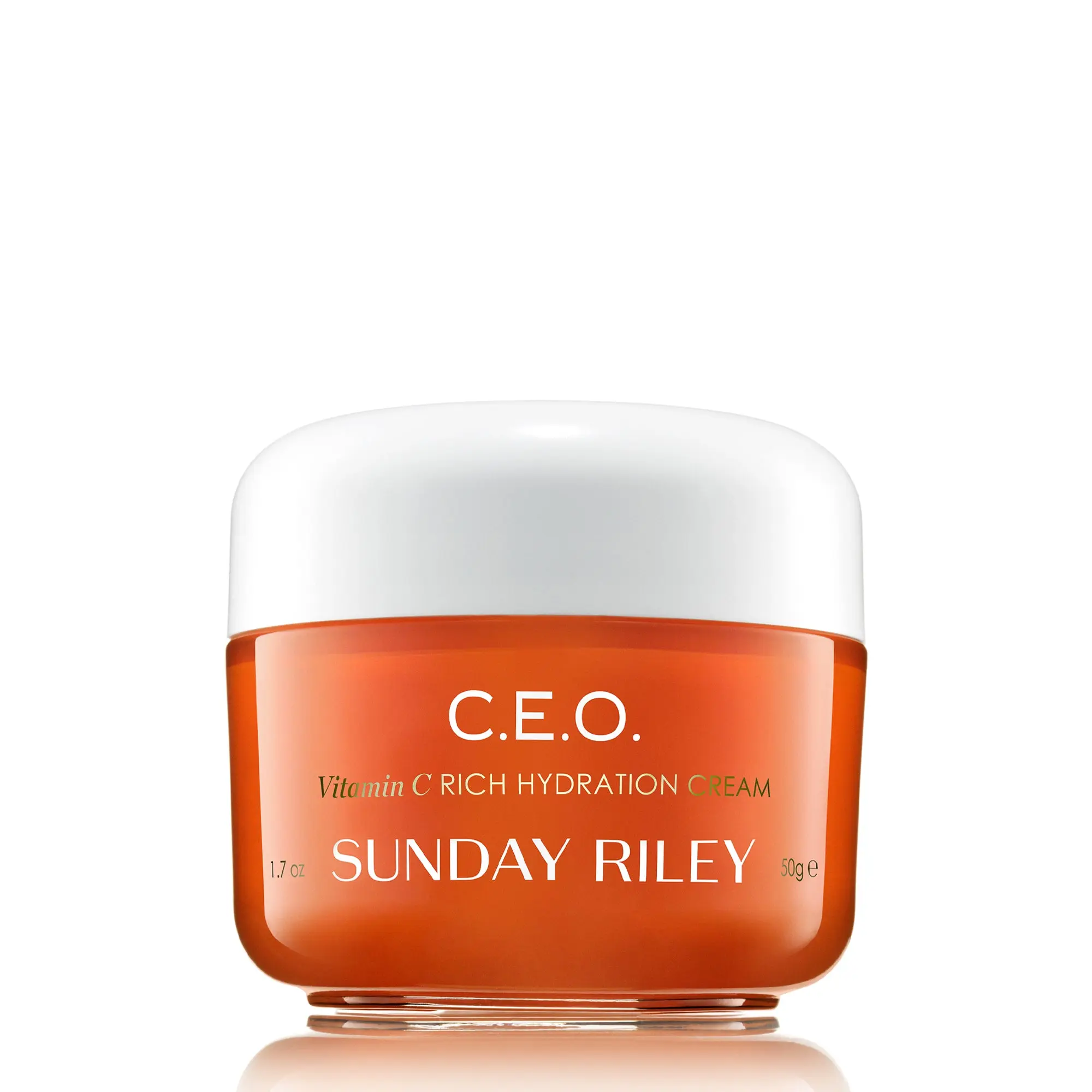 SUNDAY RILEY C.E.O. Vitamin C Brightening Cream, Anti-Aging & Hydrating Moisturizer with 5% THD Ascorbate for Radiant Skin, Gentle for Sensitive & Dull Skin, Hydrate, Glow Up, Face Care Products