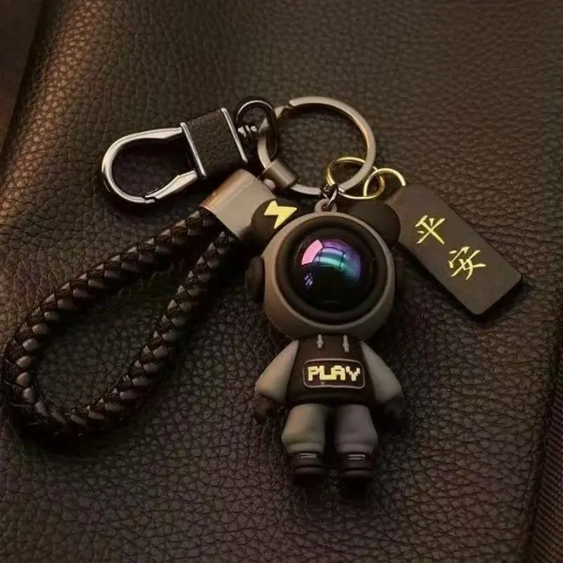 Astronaut-Design Keychain, Key Fob, Keychain Pendant, Cute Keychain for Car Keys, Cute & Stylish Car Keychain for Men & Women, Universal Car Interior Decoration Accessories, Keychain Accessory