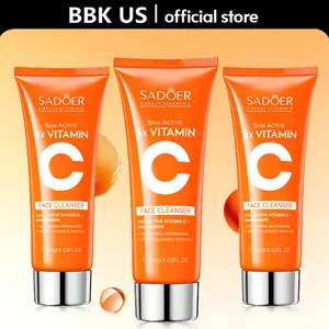 Facial Cleanser for Sebum Control & Repair -5X Vitamin C Face Wash with Niacinamide - Gentle Cleaning Moisturizing, 3.52 oz  Cleansing