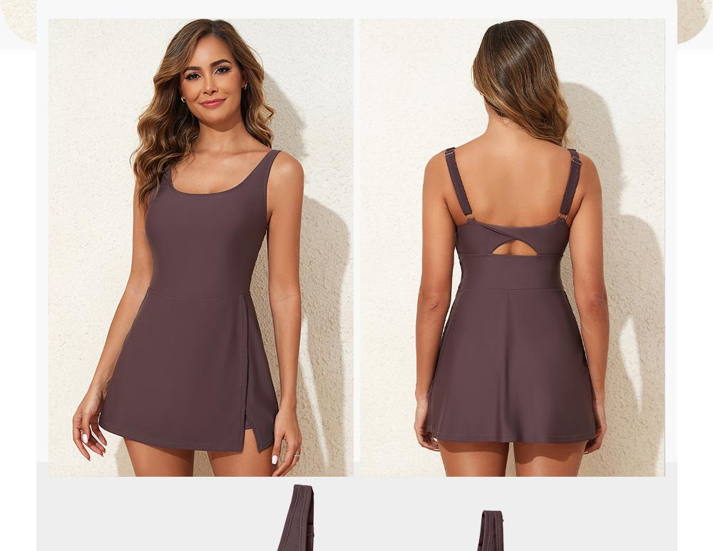 Aleumdr One Piece Swimdress Swimsuit for Women Tummy Control Split Hem Skirt Bathing Suit with Pockets Fabric SwimWeek Vacationoutfits Summerstyle Aleumdr One Piece Swimdress Swimsuit for Women Tummy Control Split Hem Skirt Bathing Suit with Pockets Fabric SwimWeek Vacationoutfits Summerstyle