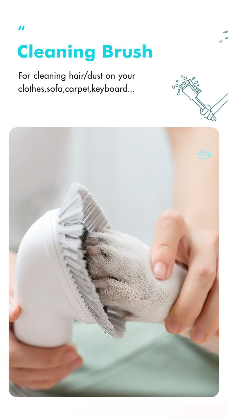 Neakasa P1 Pro Pet Grooming Kit & Vacuum Suction 99% Pet Hair with 5 Professional Grooming Shedding Tools for Dogs Cats and Other Animals