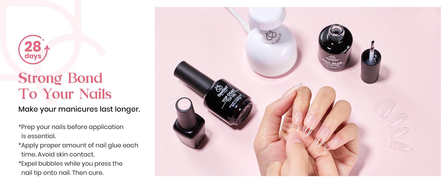 Beetle Thin Extension Nail Tips Set Almond/Oval Shape Acrylic Nail False Nail press ons Nail Tips DIY Nails Art Gift for girl Gift for woman gel x nails salon nails at home #SpringTok Easter'sGift