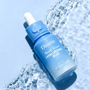 Disunie Snail & HA Serum 1.35 fl.oz / 40 ml Dew Rescue Snail Secretion Filtrate + 3 Molecular Hyaluronic Acid Emergency Hydration Brightening Protection