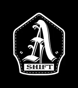 A-Shift Badge Helmet Shield Sticker Set - 2.5" & 3" Firefighter Decals for Helmets Lockers and Decor