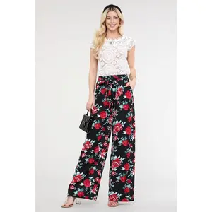 ONE SIZE FITS ALL - MISSY printed PANTS