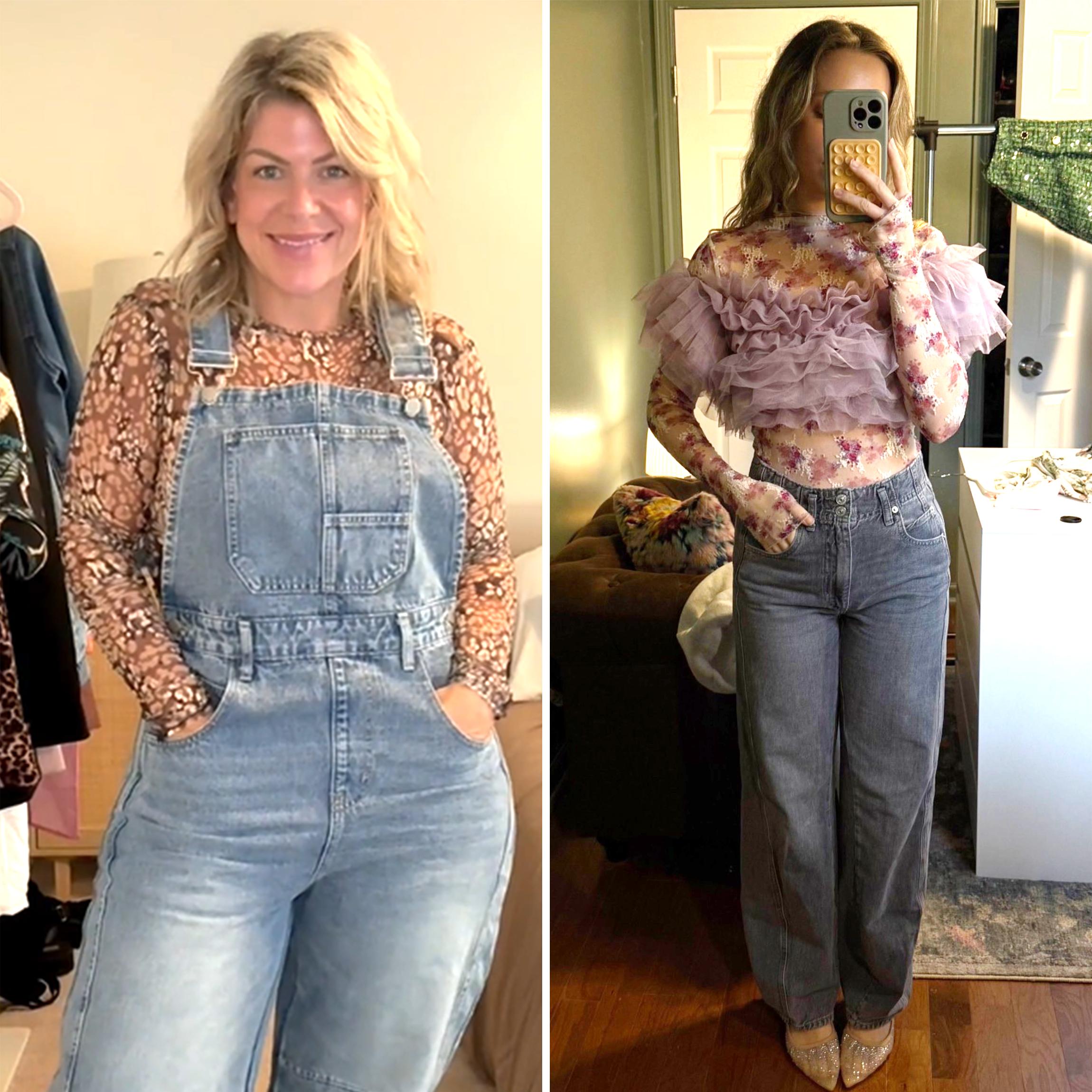 Buenoble Women's Sheer Leopard Mesh Long Sleeve Top Y2K Slim Fit Mock Neck See Through Layering Shirt