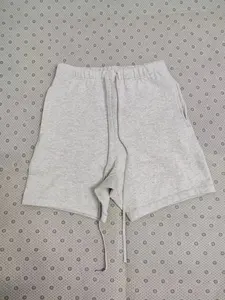 Sweatshort Light Gray ColorSpringVersatile Comfortable Plain Design for CasualOutfits and Layering Oversized Stylish