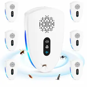 Advanced Ultrasonic Pest Repeller Plug-in - Smart Variable-Frequency Indoor Bug Shield with Quiet Night Light, 1700 Sq.Ft Coverage Safe for Kids & Pets Radiation-Free